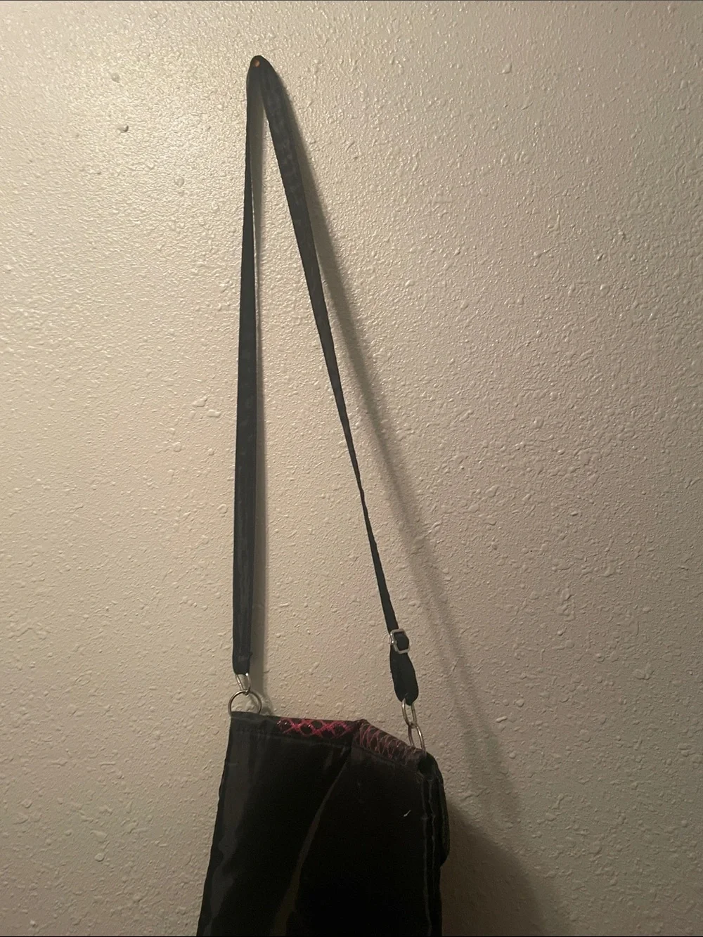 monster high Black & Pink Character Crossbody Bag